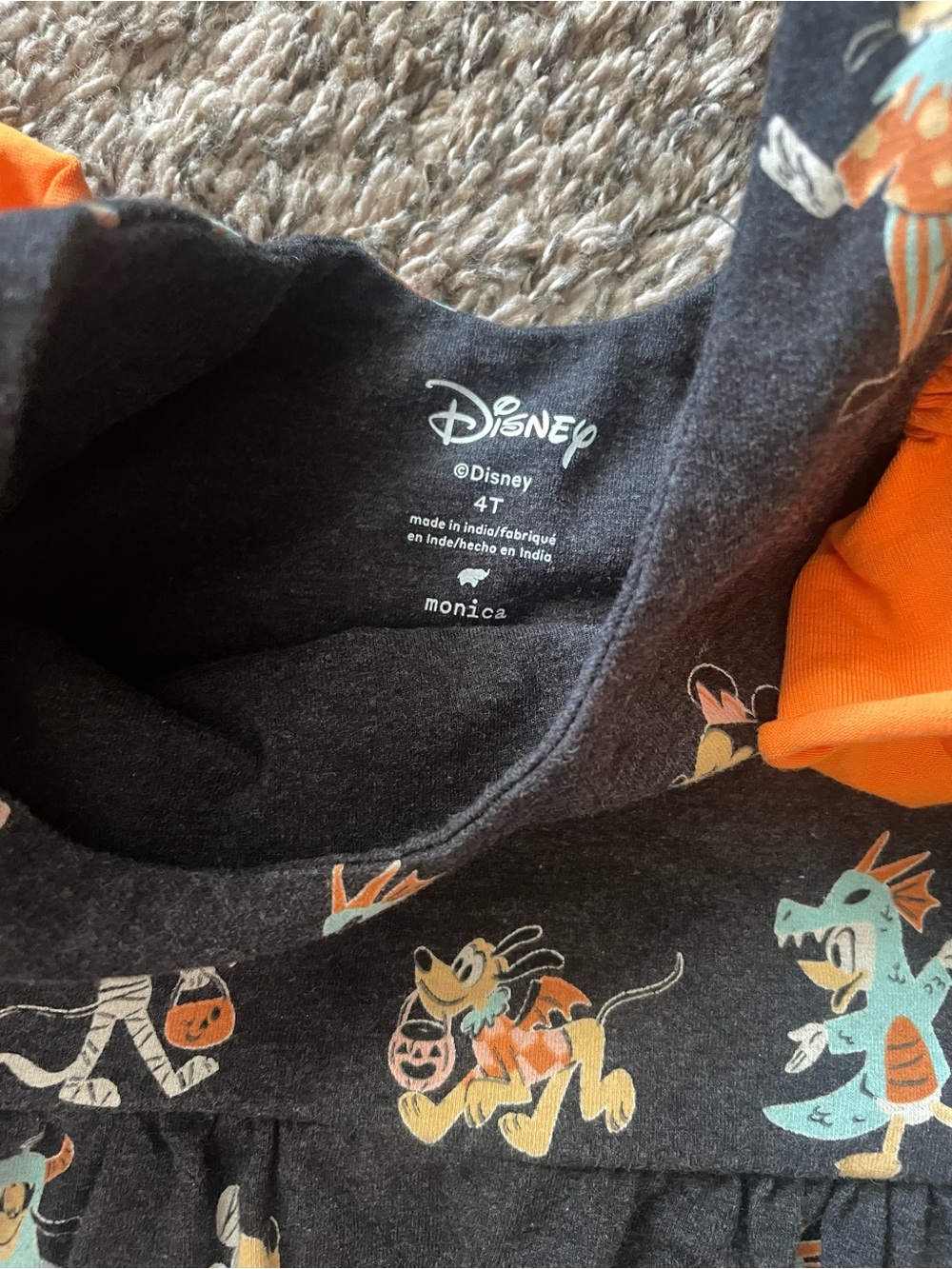 Monica and Andy Mickey and friends Halloween dress - Picture 2 of 3